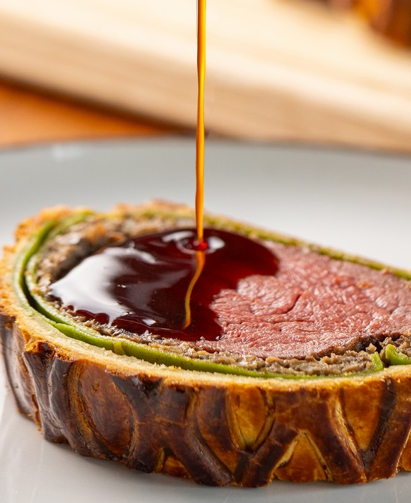 Beef Wellington at The Hind's Head, Bray