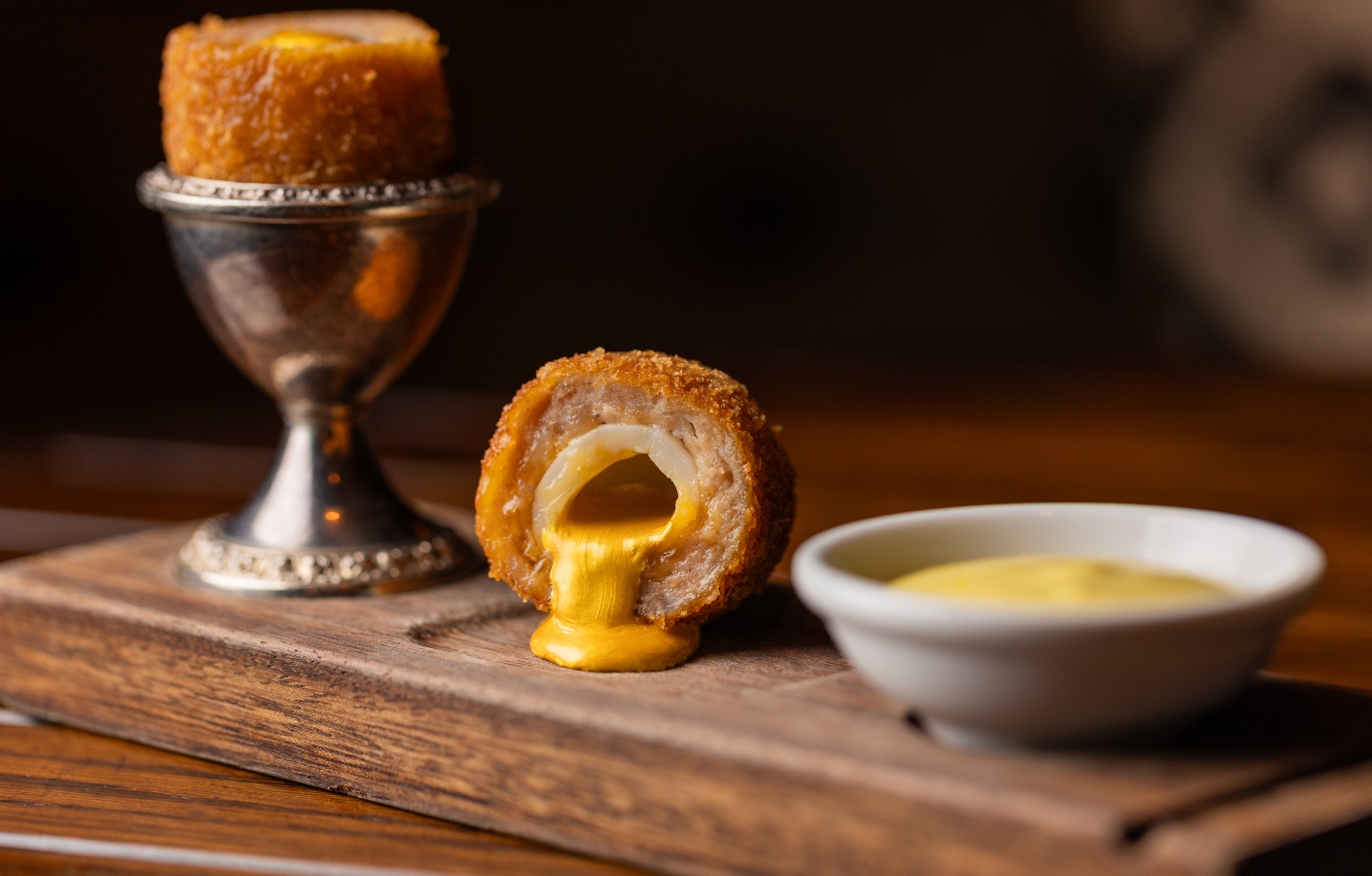 Golden Scotch Egg - The Hind's Head, Bray. A Heston Blumenthal Legacy Dish